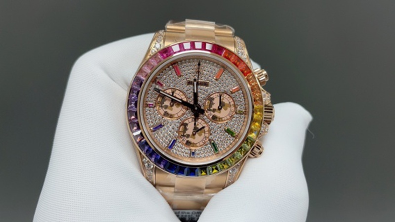 Best Edition with 7750 Automatic Movement Rolex Daytona Series 40mm Rose Gold Watch